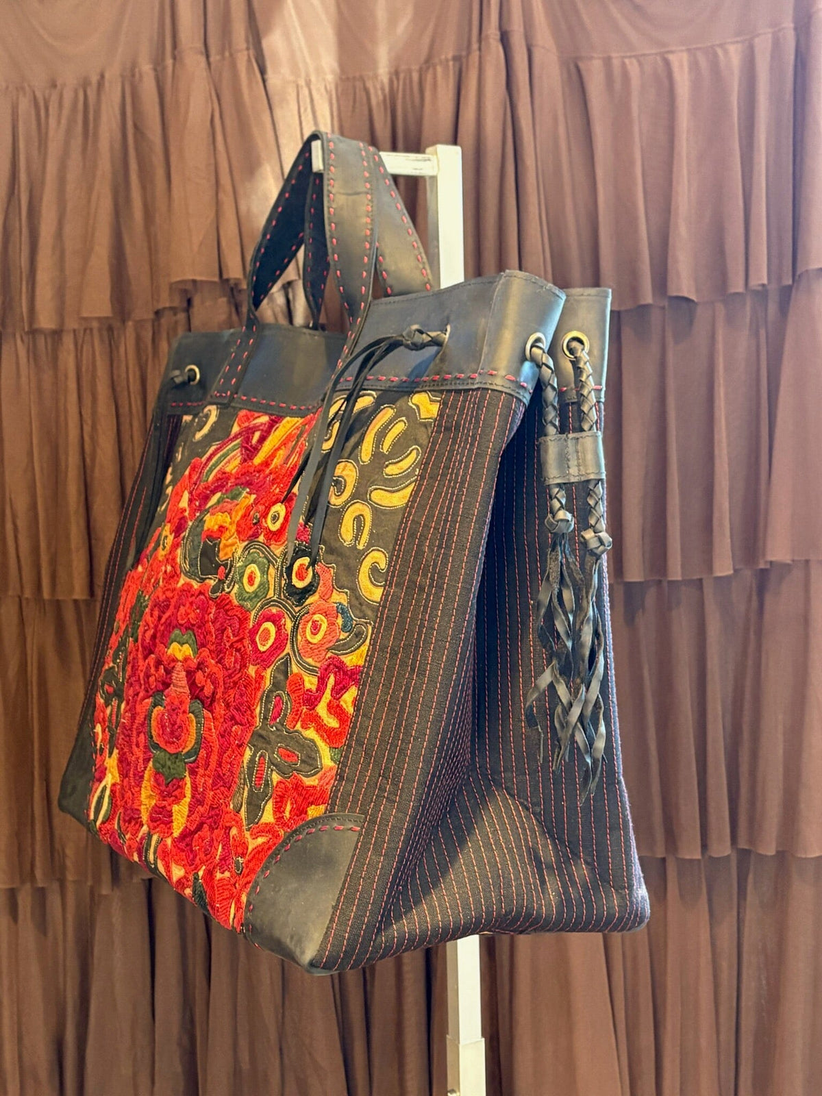 Franklin Bag Brooklyn Tapestry/Charcoal Finish - PNFRK-BCH