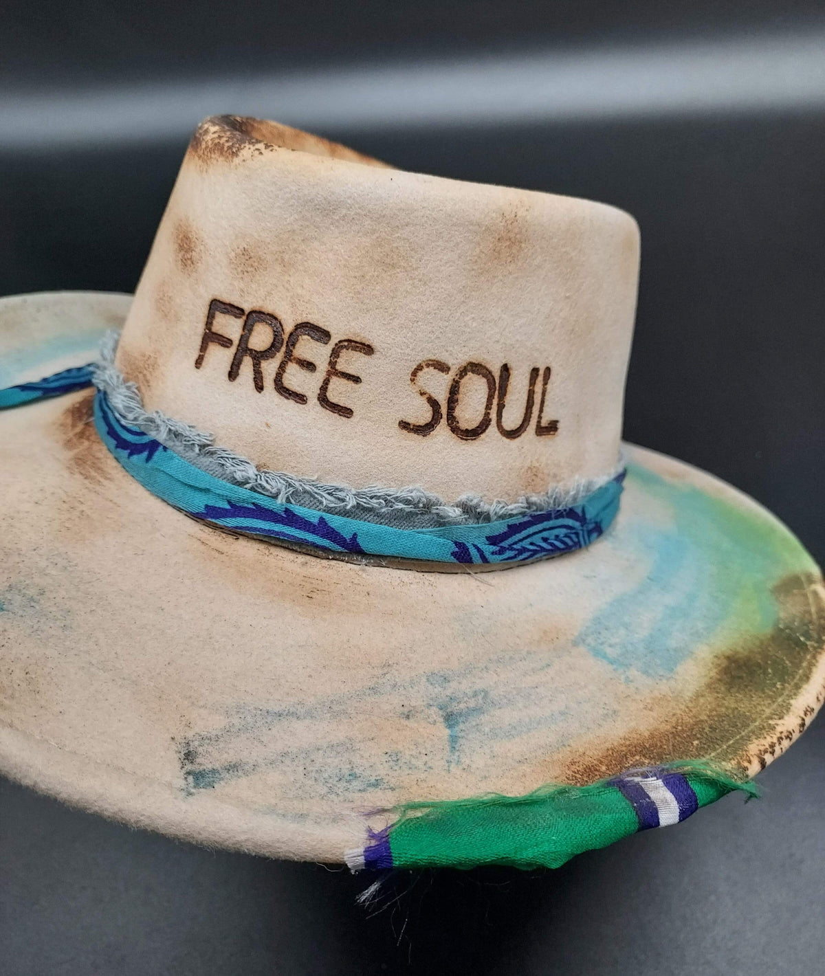 "Free Soul" Embellished Stetson Hat - HIML67 - Size XL