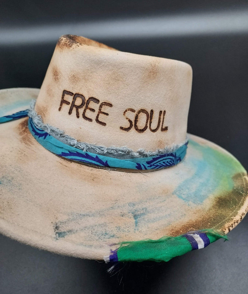"Free Soul" Embellished Stetson Hat - HIML67 - Size XL
