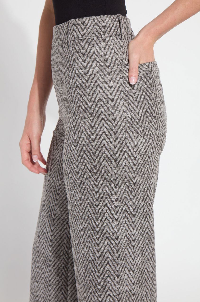 Frosted Chevron High Waist Pant - 3761FC
