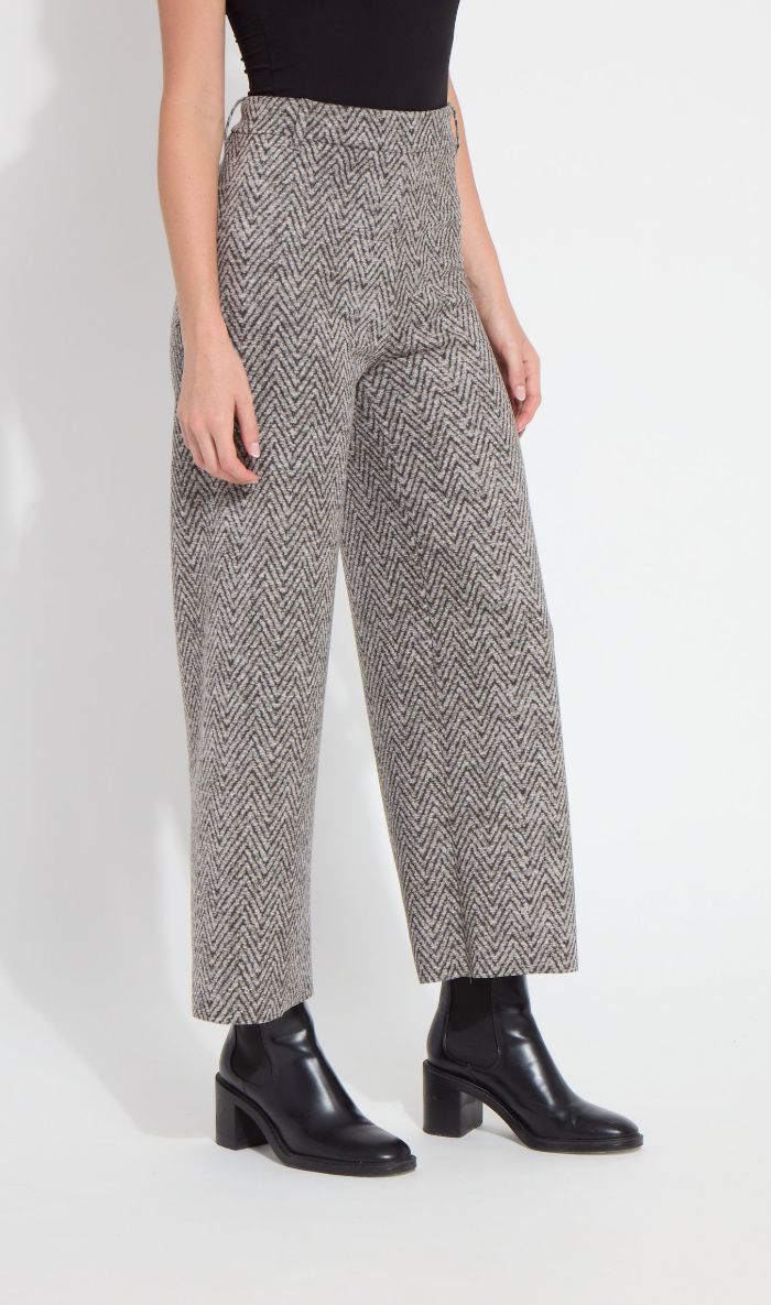 Frosted Chevron High Waist Pant - 3761FC