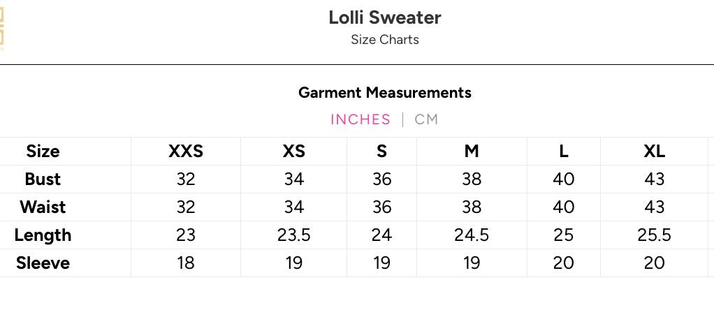 Fudge Lolli Sweater - EM1033