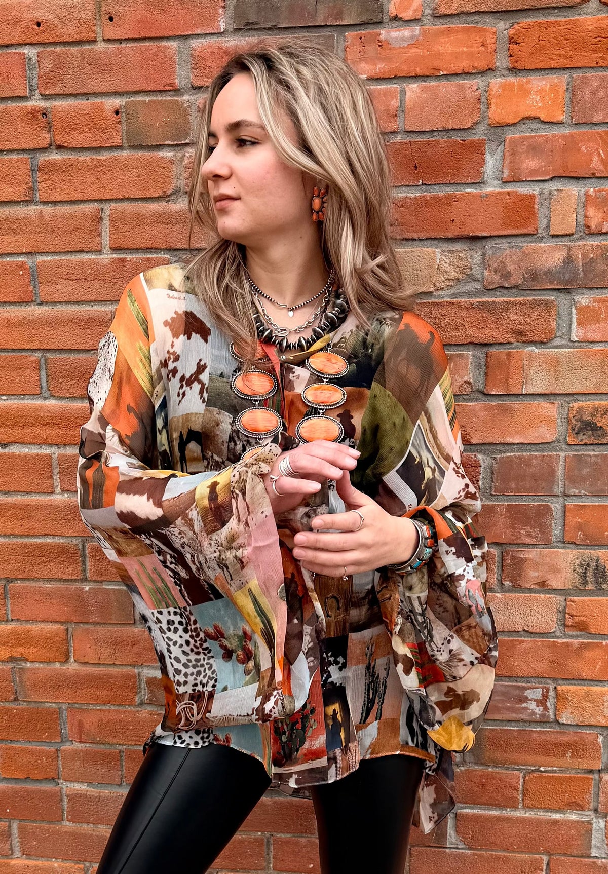 Gaia West Silk Blouse - UB333W
