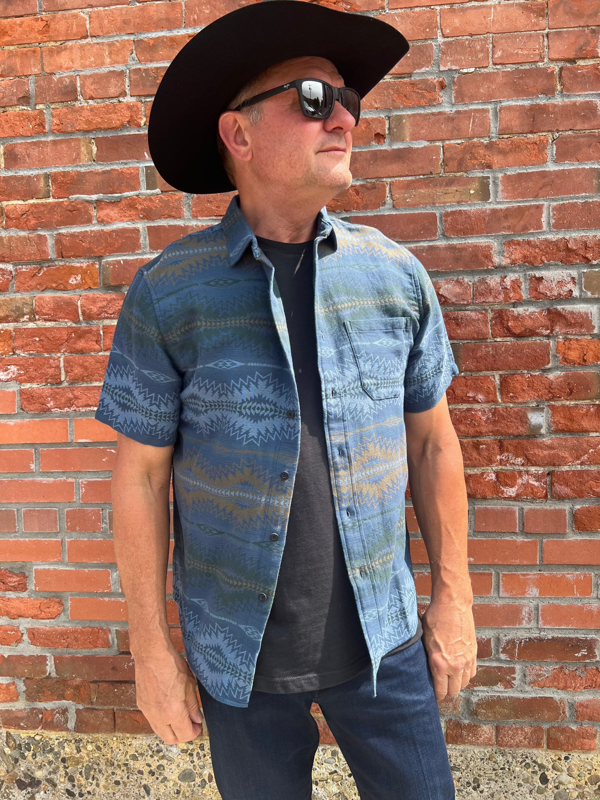 Gateway Short Sleeve Shirt - Navy - RA1048