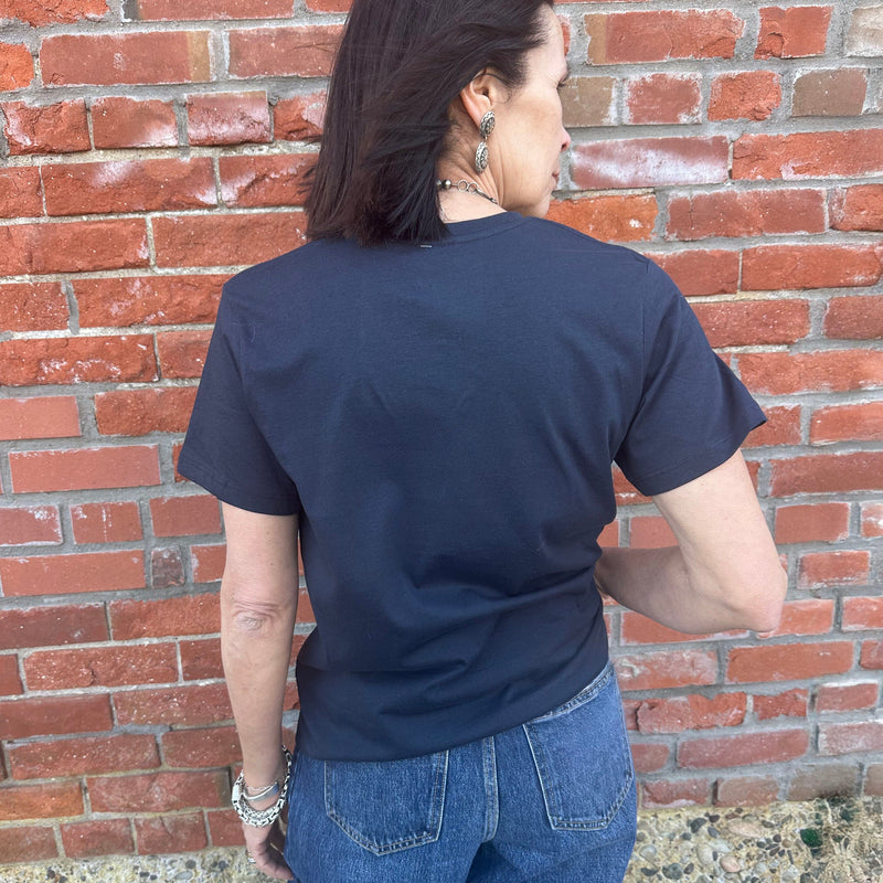 Geometric Graphic Tee - Pendleton - Navy - TB375