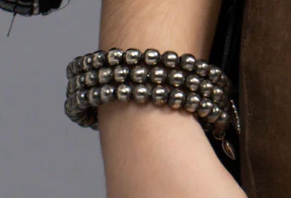 German Silver 8mm Wrap Bracelet - GSWB-8M