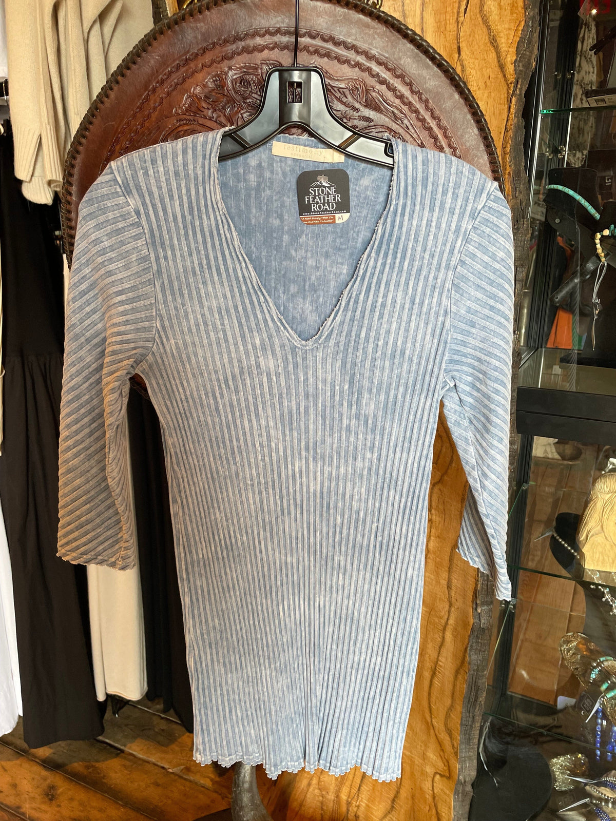 Gilda Top - Testimony - Azure - T25AZ