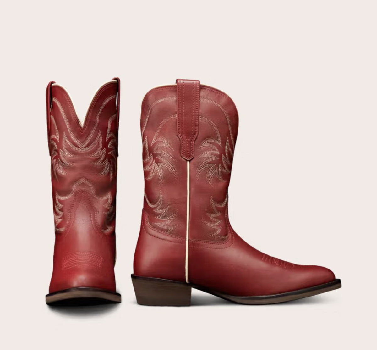 Girl's Kid Boot -The Annie - Scarlet