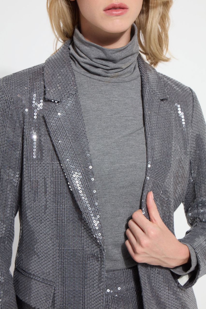 Graphite Sequin Blazer - 4024GS