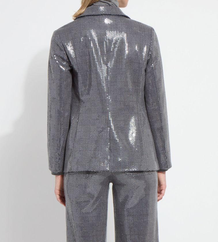 Graphite Sequin Blazer - 4024GS
