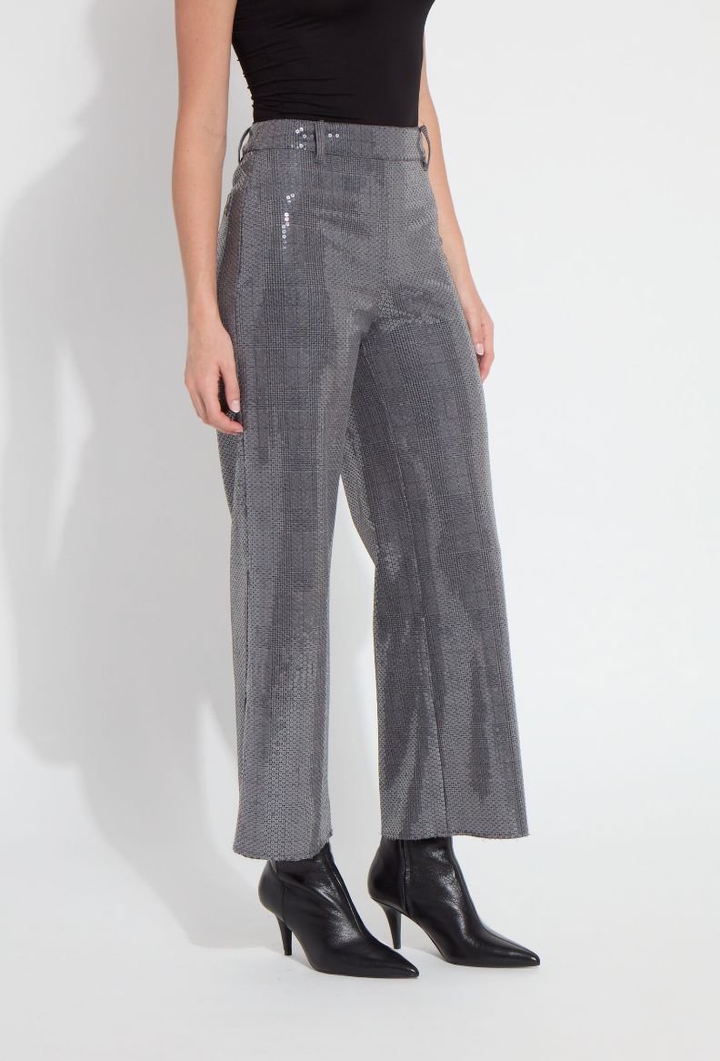 Graphite Sequin Trouser - 4025GS