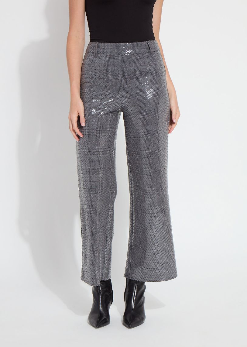Graphite Sequin Trouser - 4025GS