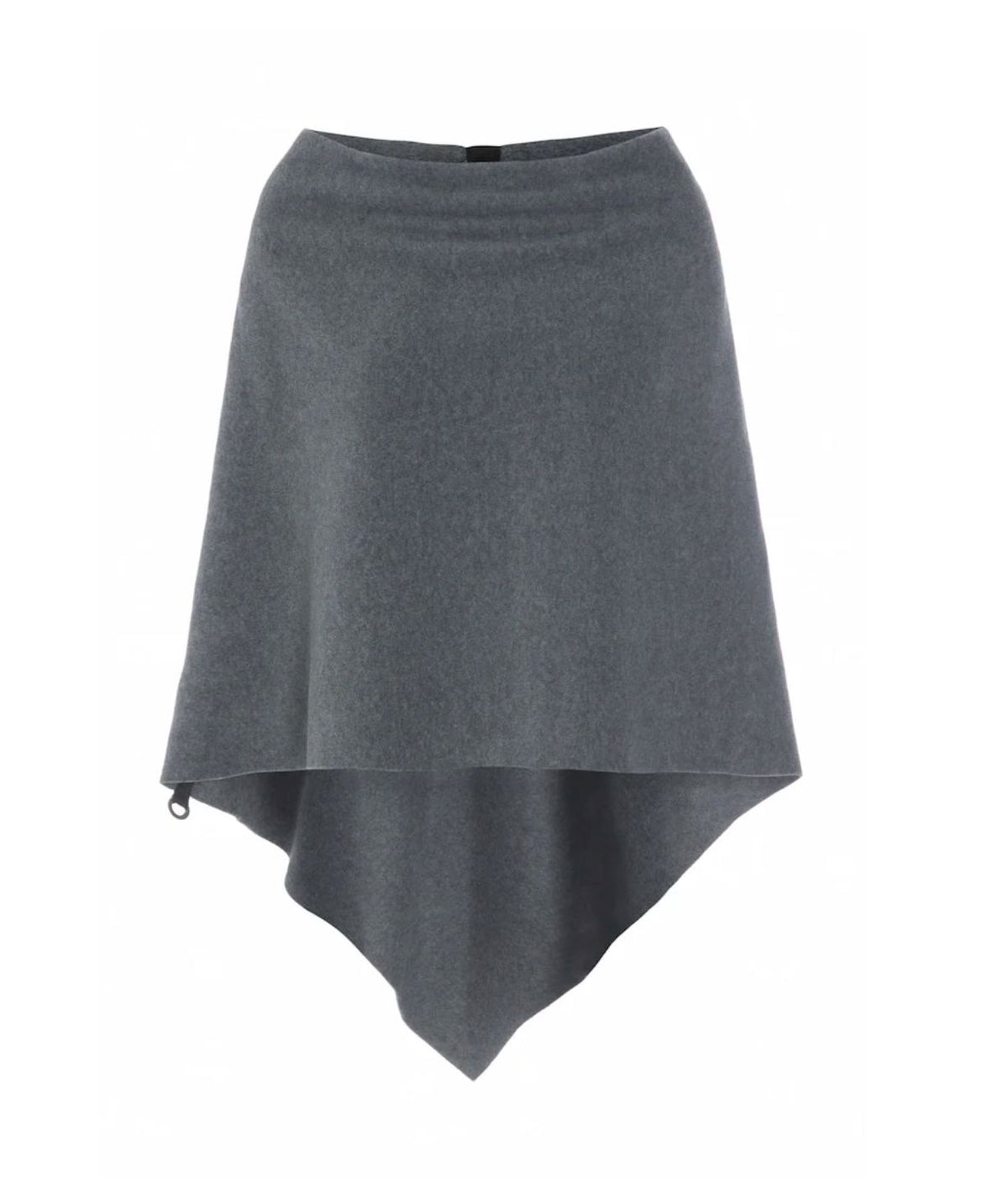 Grey Fleece Poncho - 4026GR