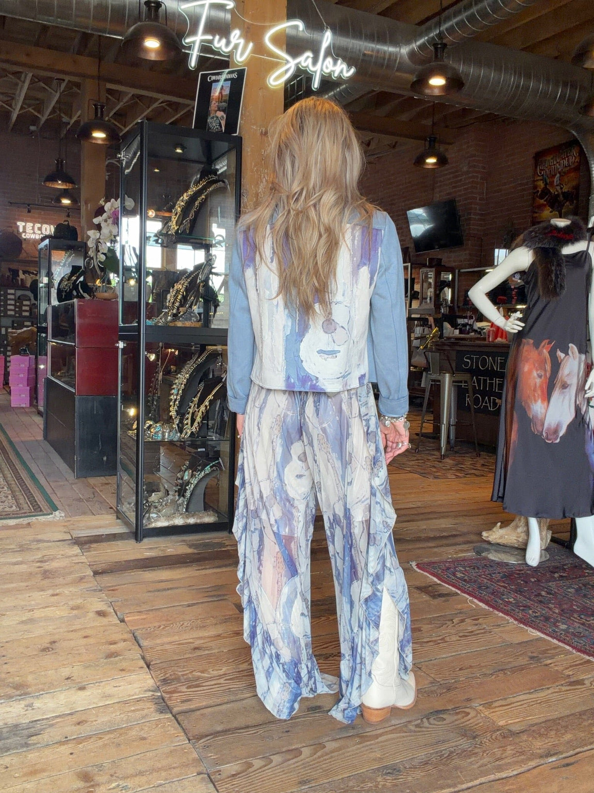 Guitar Faux Suede Moto Jacket - 4653GU