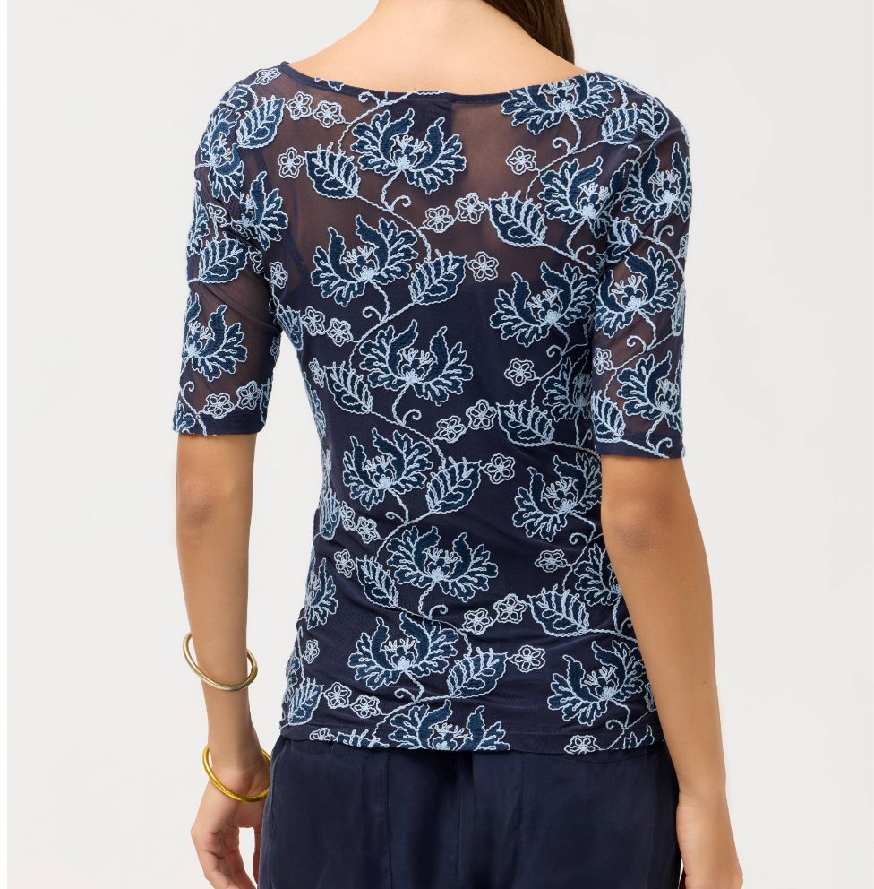 Hannalyn Mesh Tee - Luna Meadows - L16726