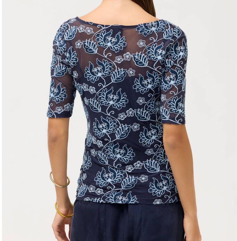 Hannalyn Mesh Tee - Luna Meadows - L16726