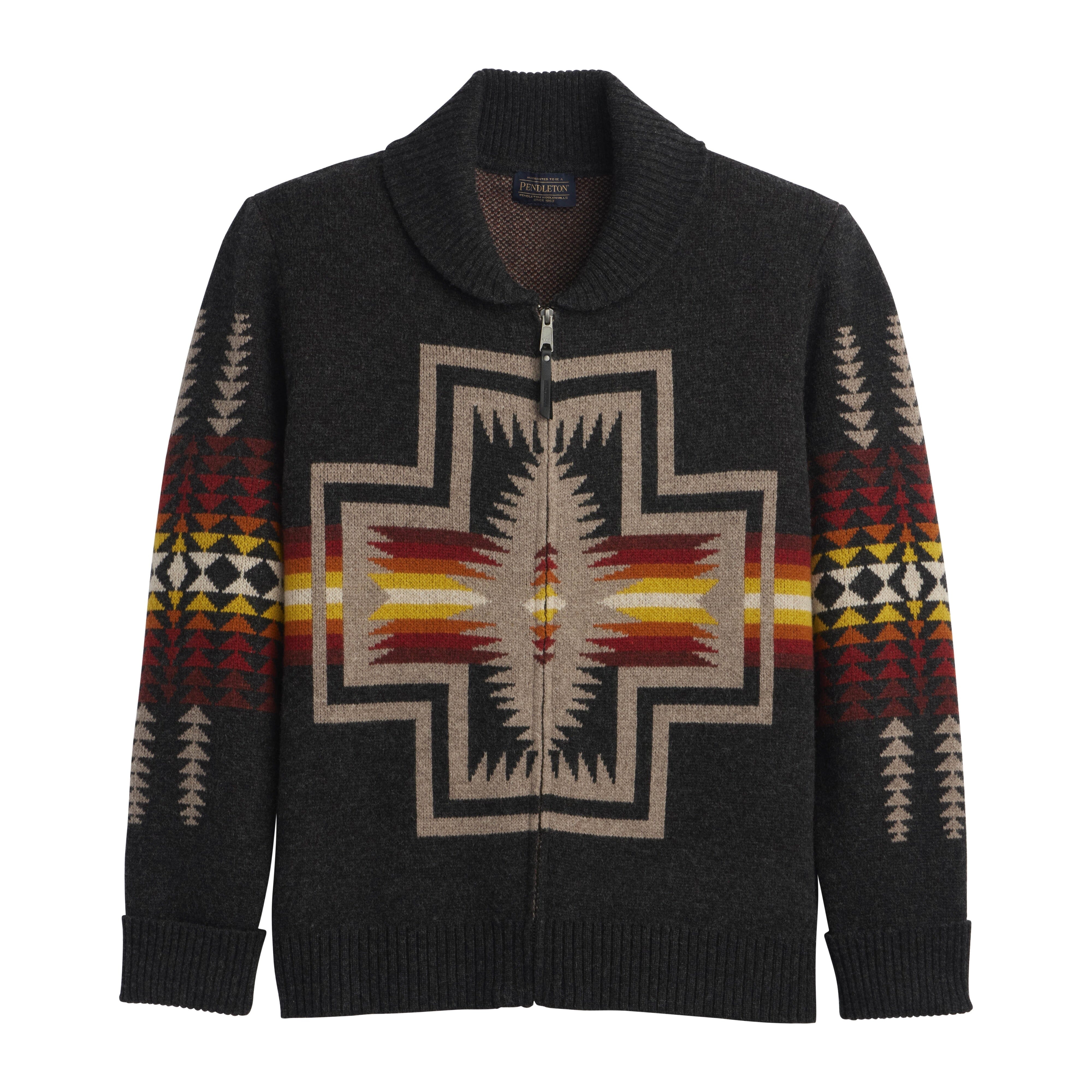 Harding Oxford Lambswool Sweater - Pendleton - RF946 – STONE
