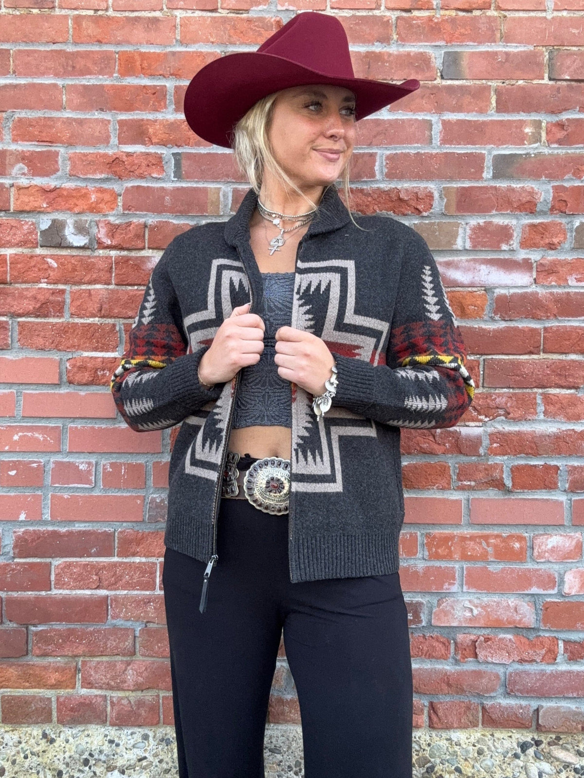 Harding Oxford Lambswool Sweater - Pendleton - RF946