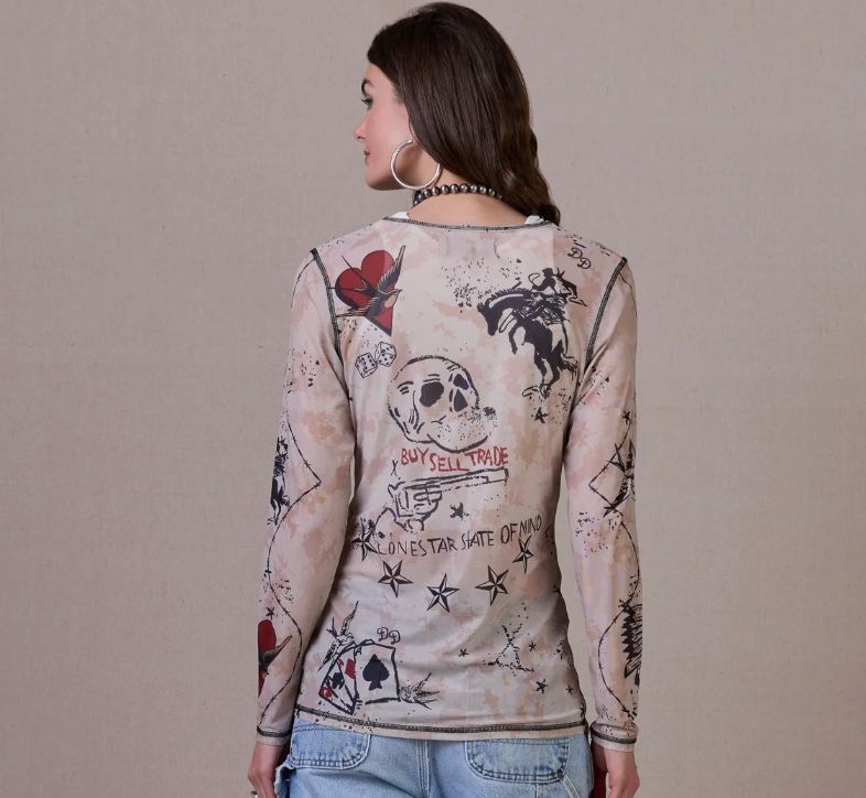 Heart On My Sleeve Tee - Double D Ranch - T4197