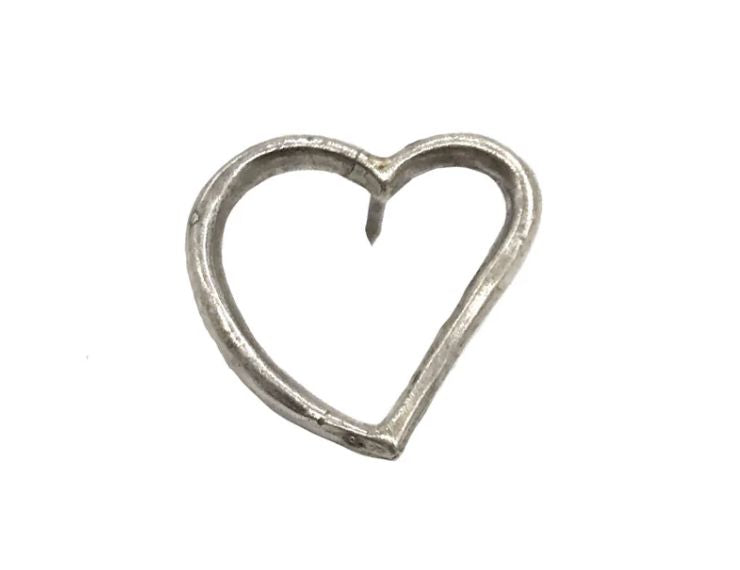 Heart Sterling Silver Hat Pin - HPLT3