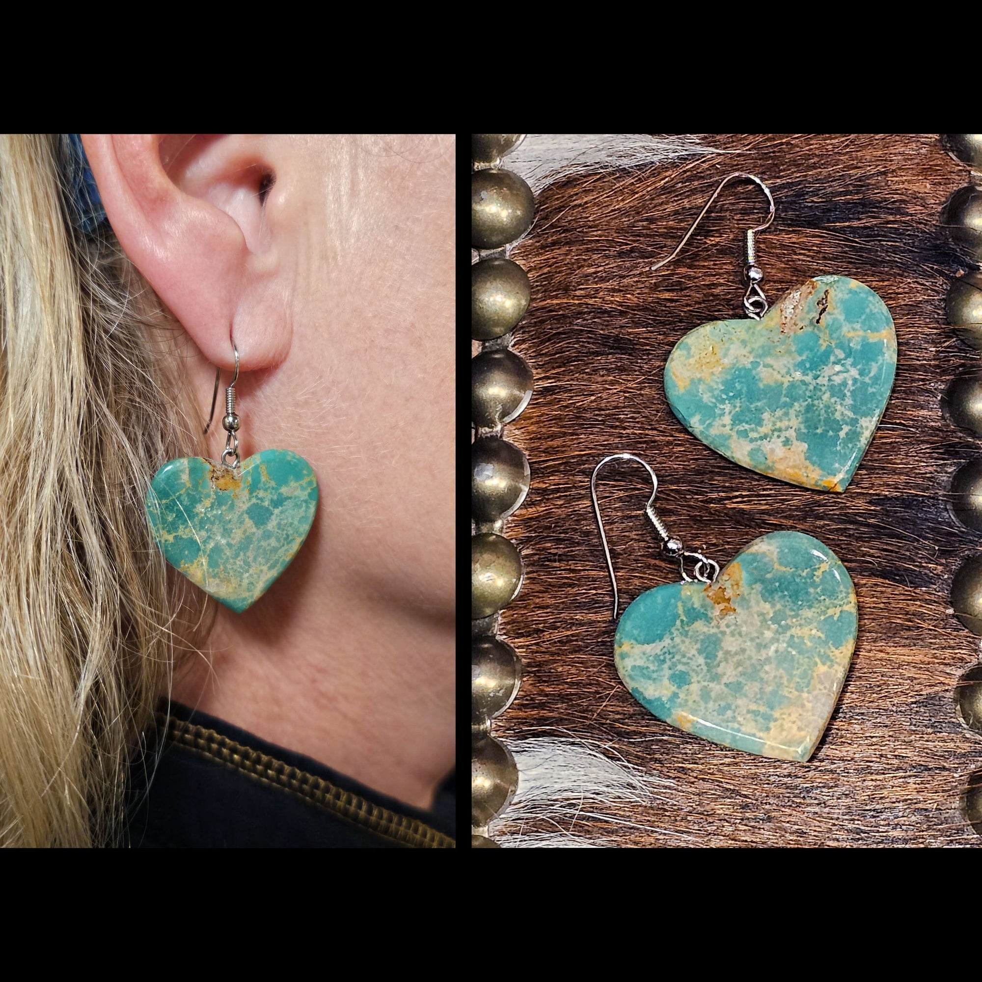Heart Stone Earrings - EVR2