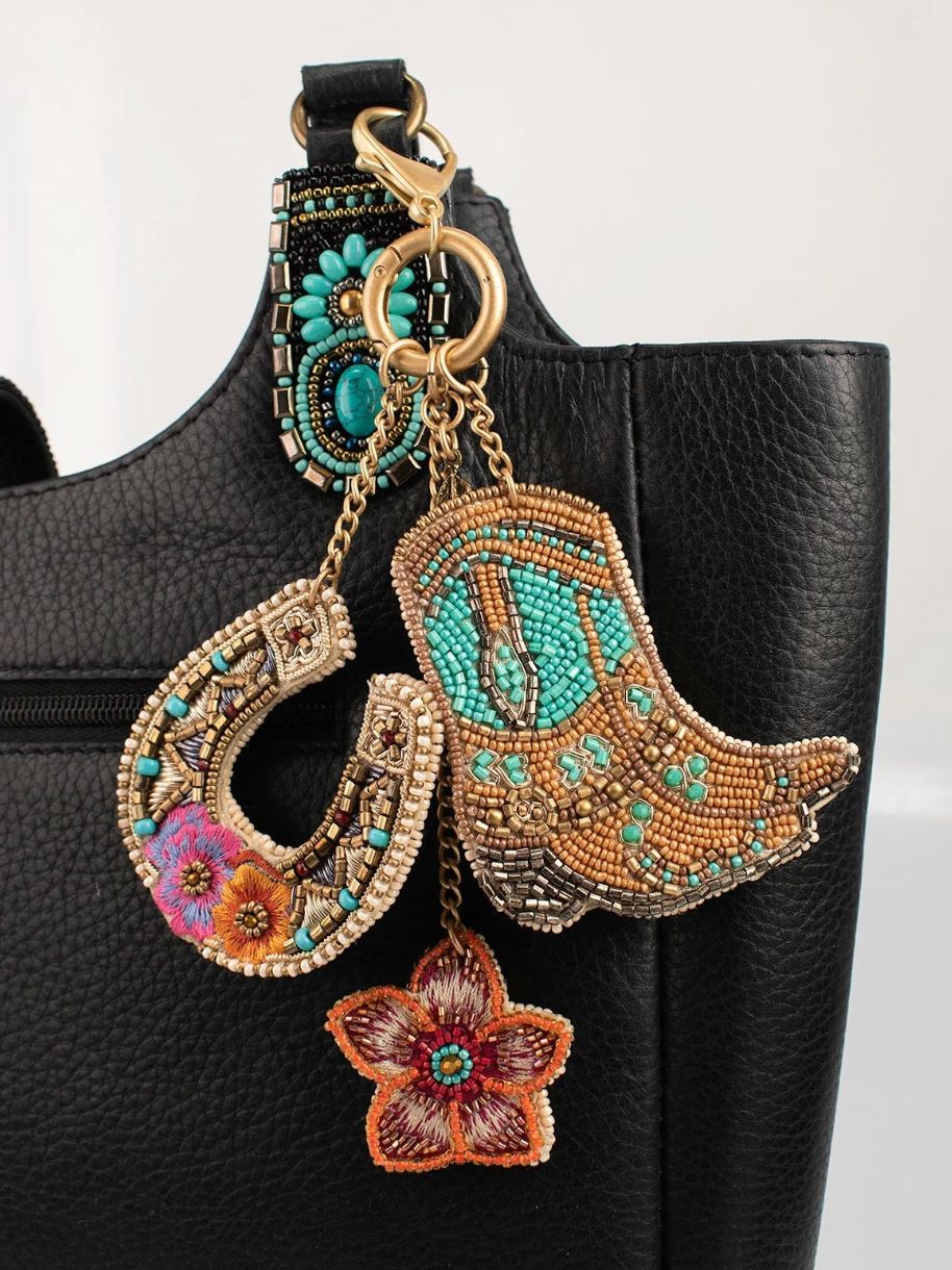 High Noon Beaded Bag Charm - MFCH-603