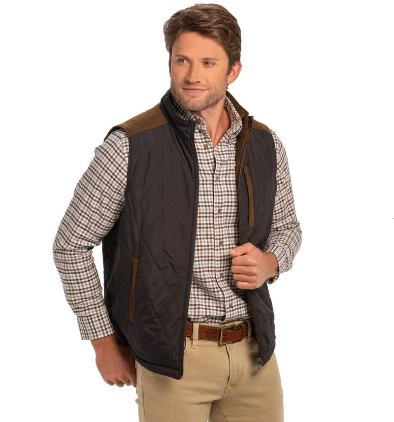 High Point Reversible Vest - Black/Brown - 499BB
