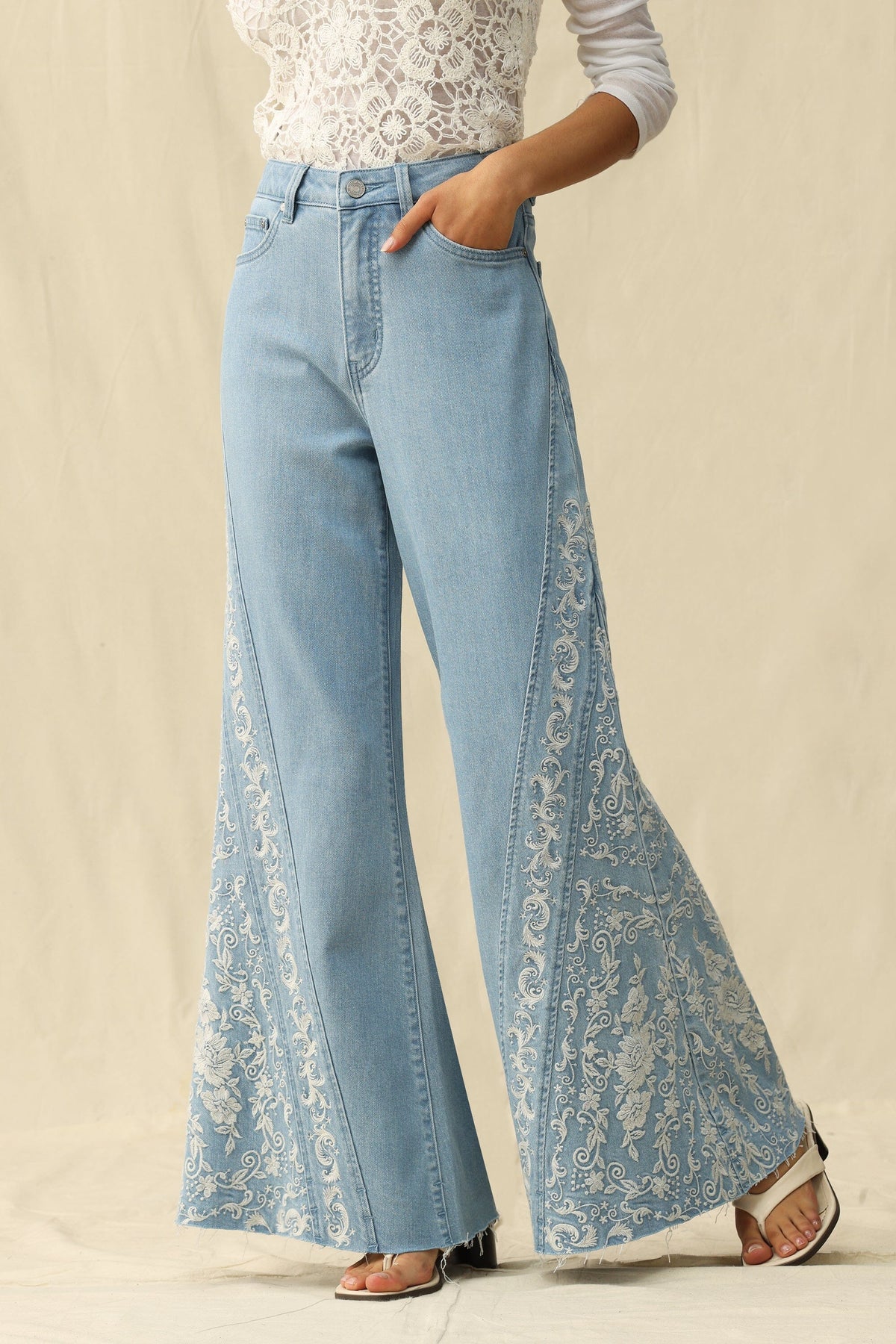 High Rise Flare Denim - BY1227