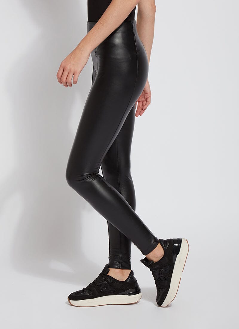 High Waist Vegan Leather Legging - LY1379