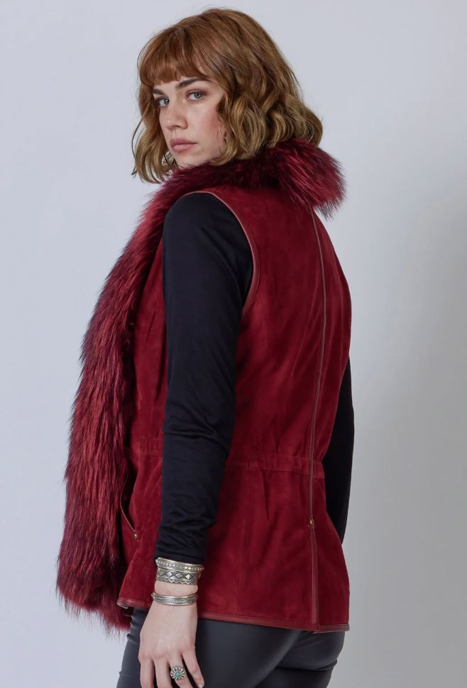 Hondo Vest Oxblood - Double D Ranch - V977OX