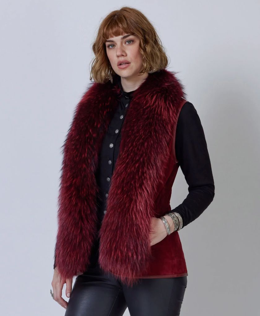 Hondo Vest Oxblood - Double D Ranch - V977OX