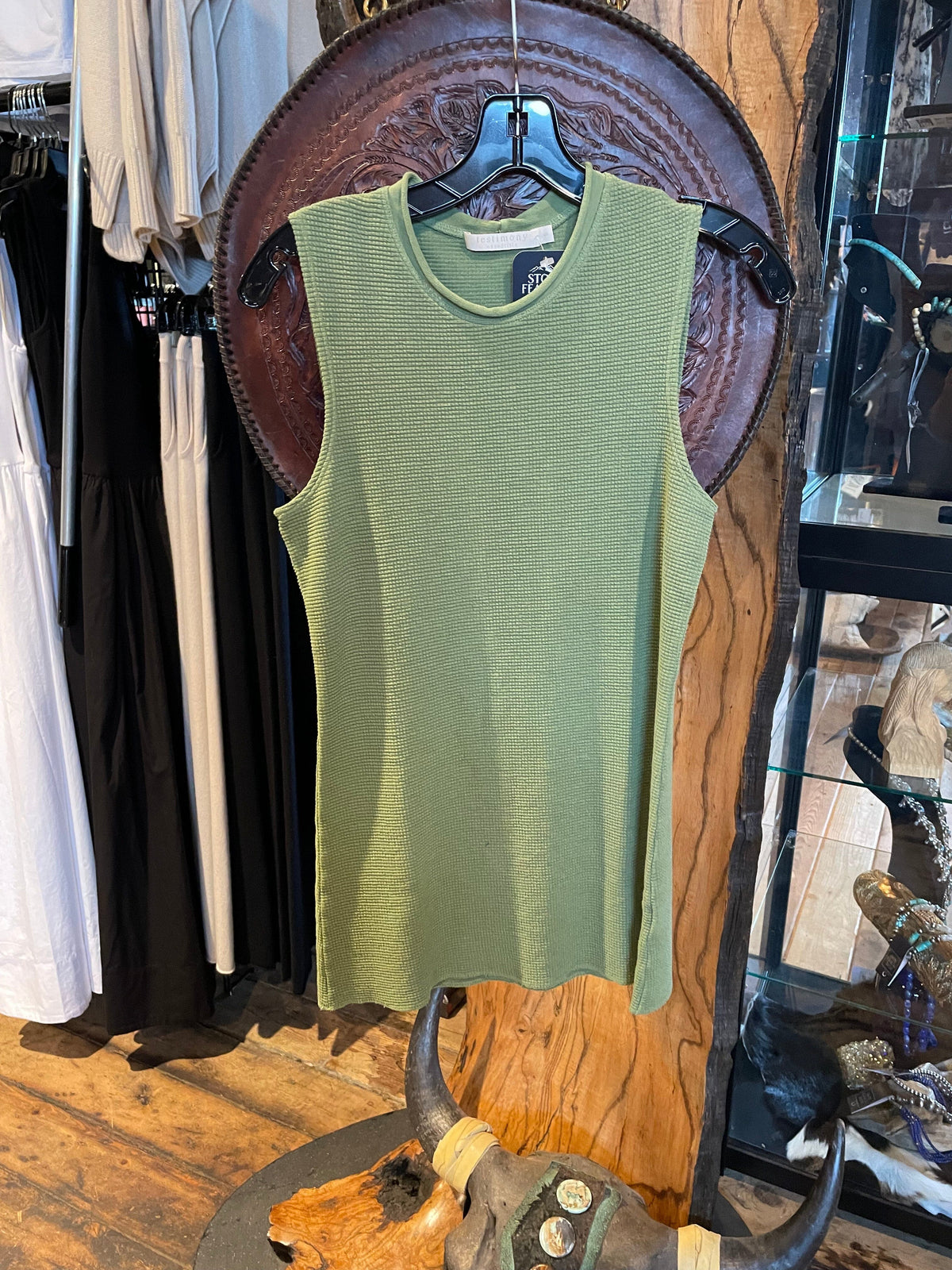 Honeycomb Tank - Sage - Testimony - T14SG