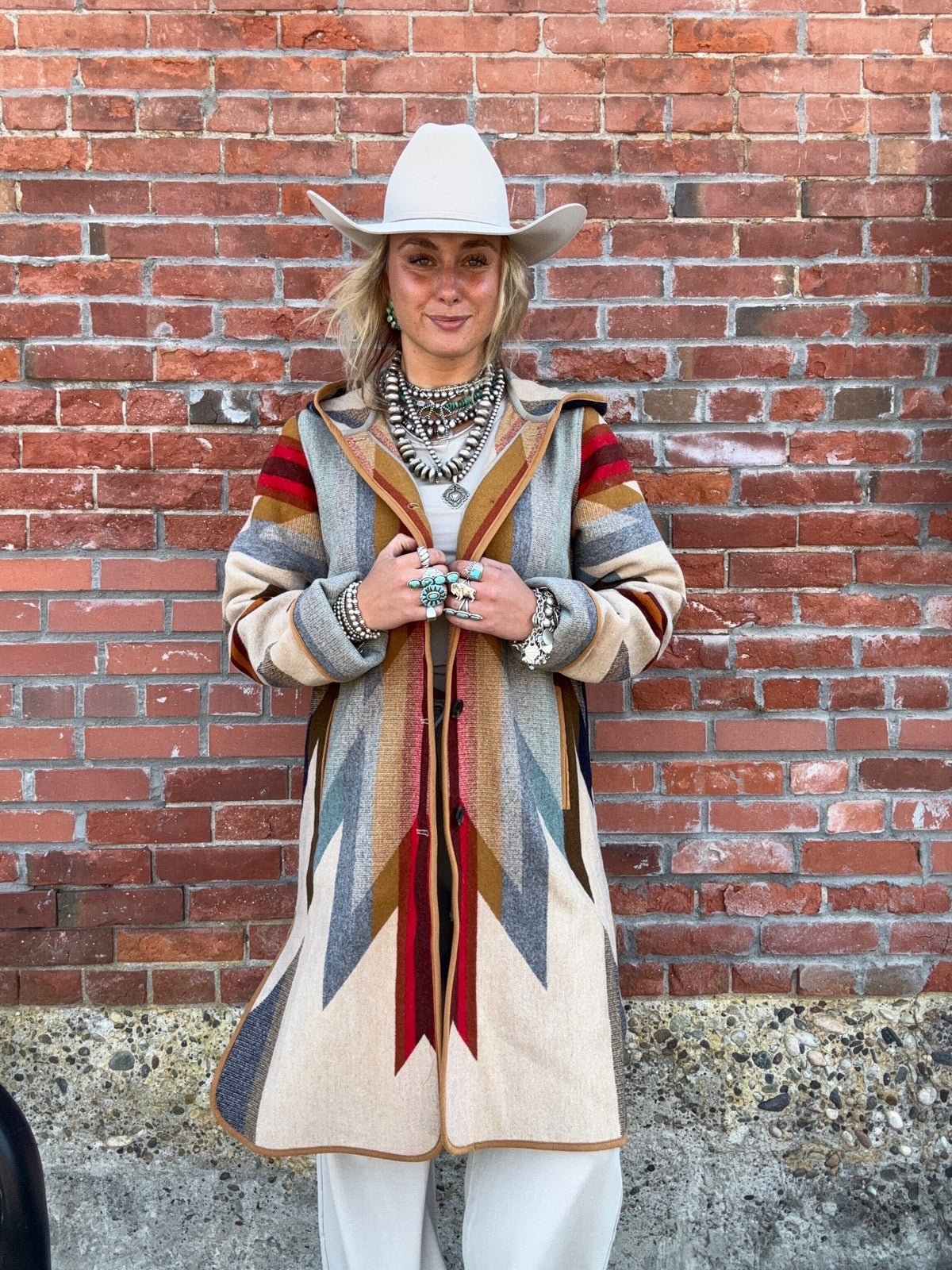 Hooded Wyeth Trail Blanket Coat - Pendleton - TE369