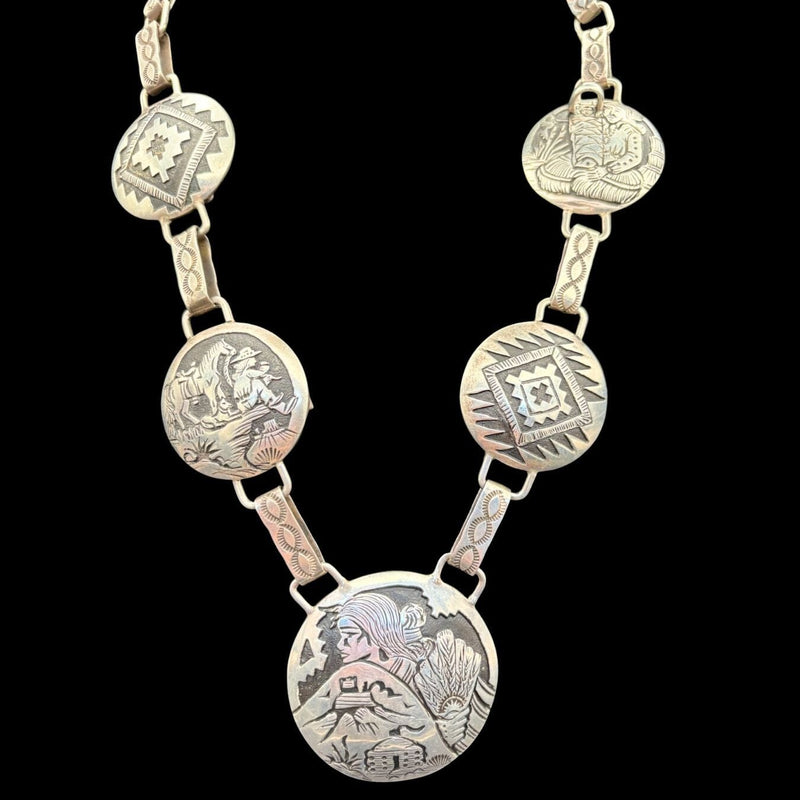 Hopi Storyteller Reversible Necklace - NMH72