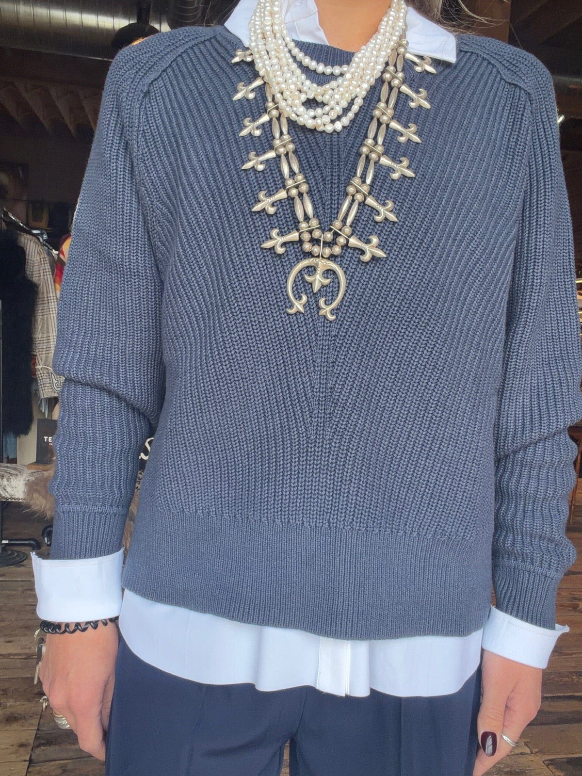 Indigo Alexa Sweater - ALEIN