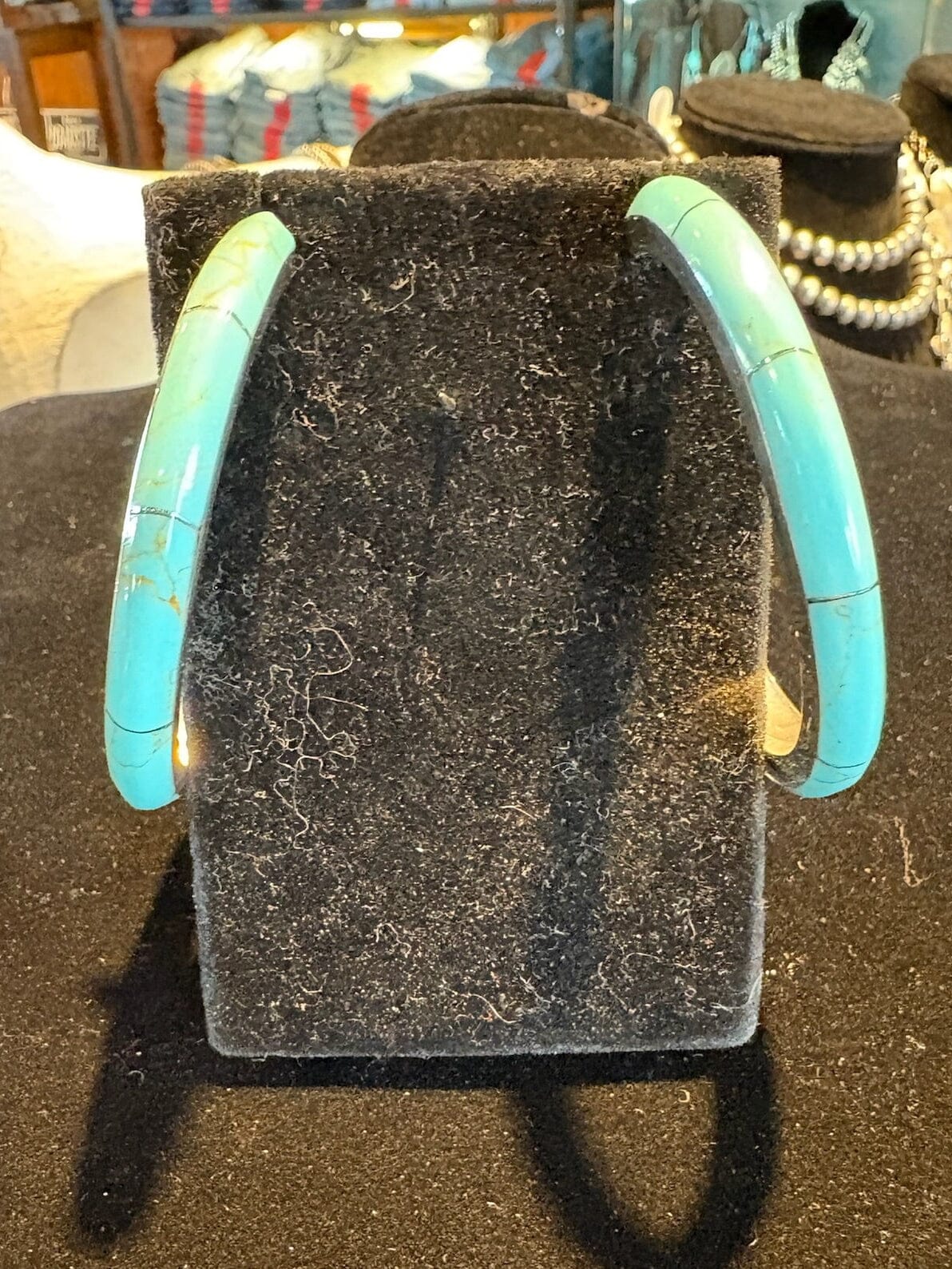 Inlay Turquoise 2.5" Hoop Earring - PDDT147