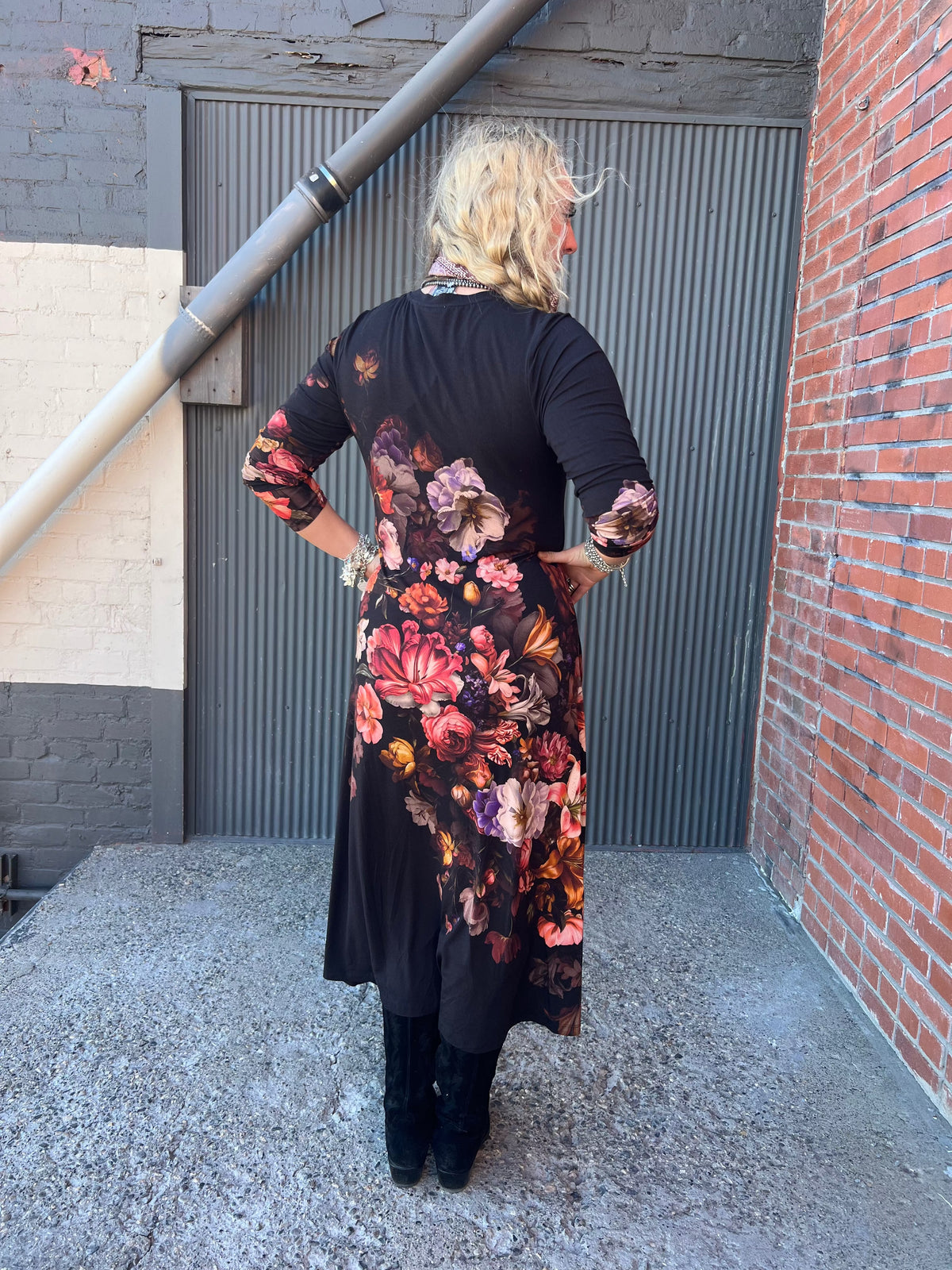 Janie Midi Dress - Beckett - T30025