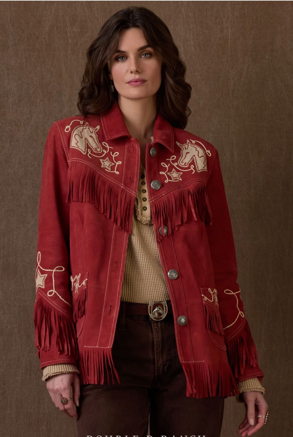 Jimmy Jack Jacket - Mahogany - Double D Ranch - C3424M