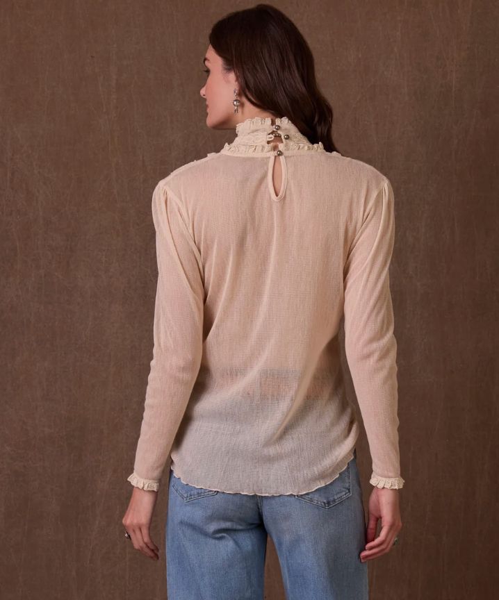 Juliette Lace Tee - Double D Ranch - T4127