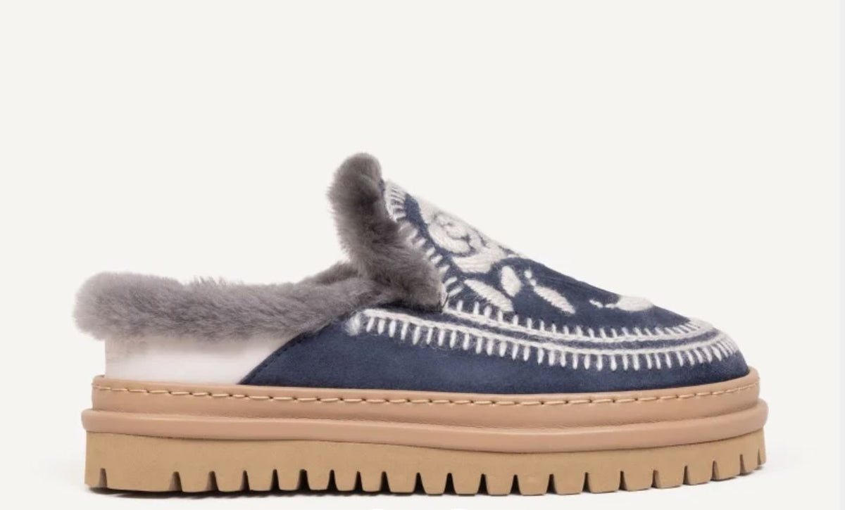 JUN 4.0 Marine Suede-Rose Slippers - JUNRMG
