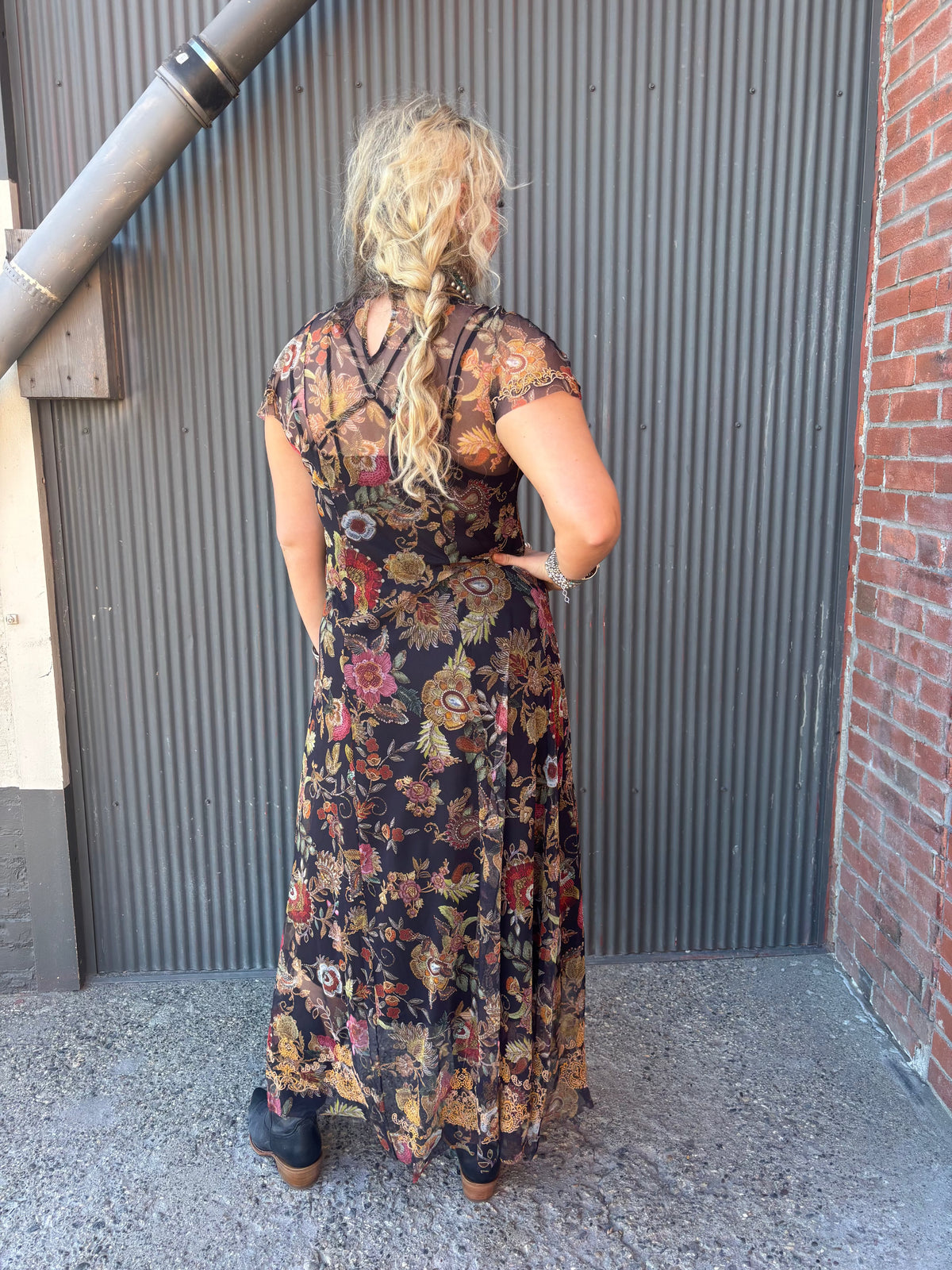 johnny was jolene embroidered mesh dress Kaimarie Mesh Dress - Johnny Was