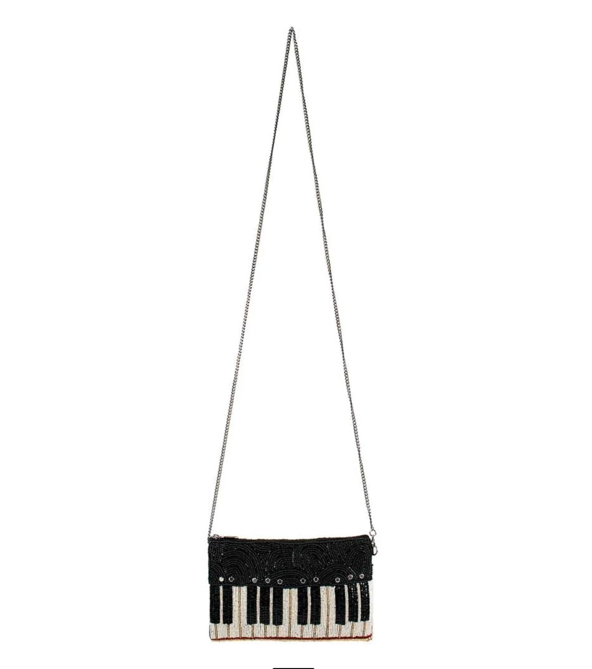 Keys to My Heart Crossbody Beaded Bag - MFS001909