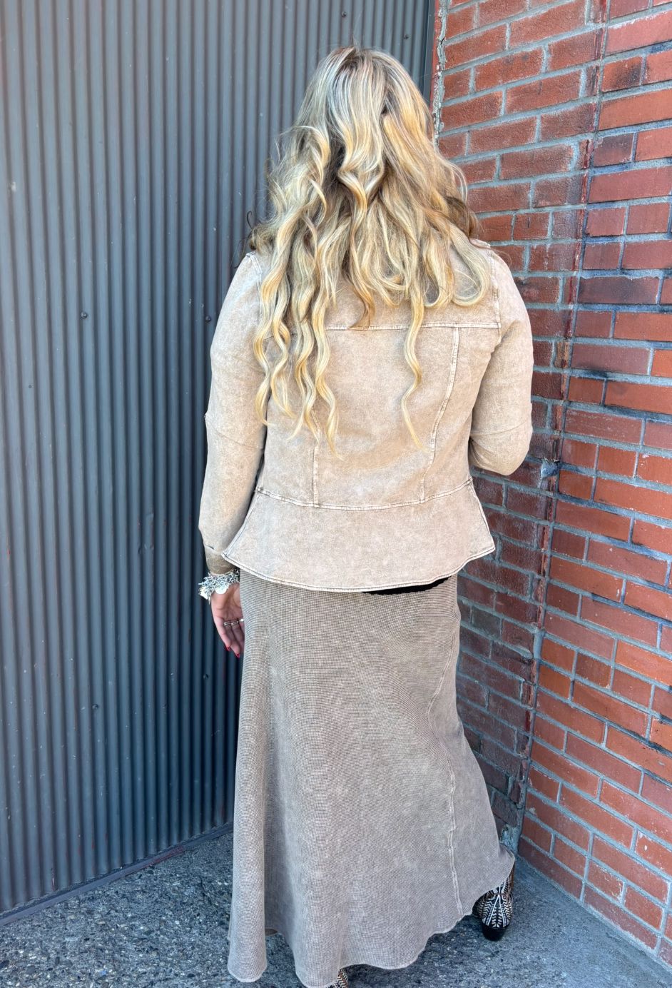 Khaki Lizzy Skirt - Testimony - S107K