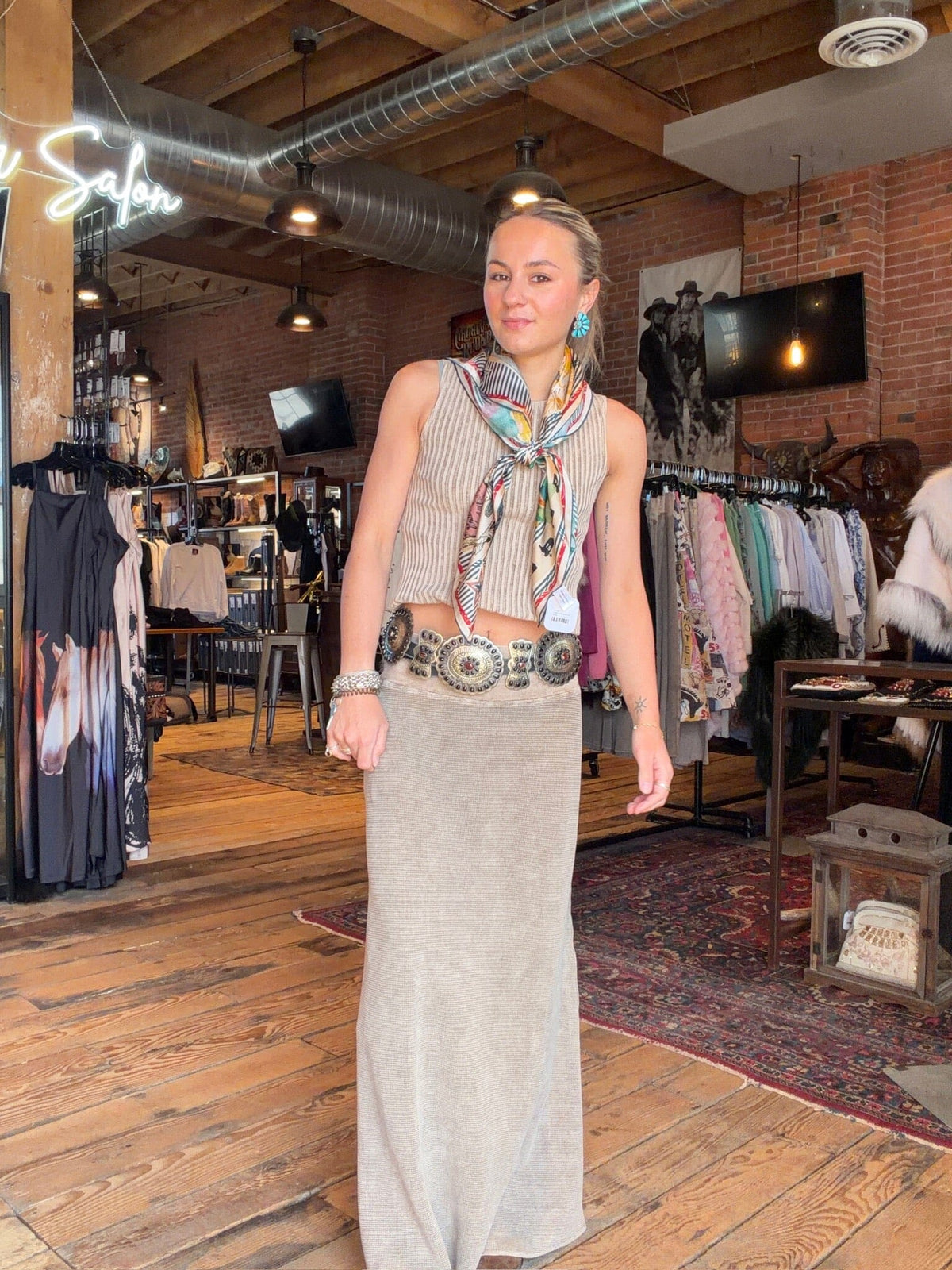 Khaki Lizzy Skirt - Testimony - S107K