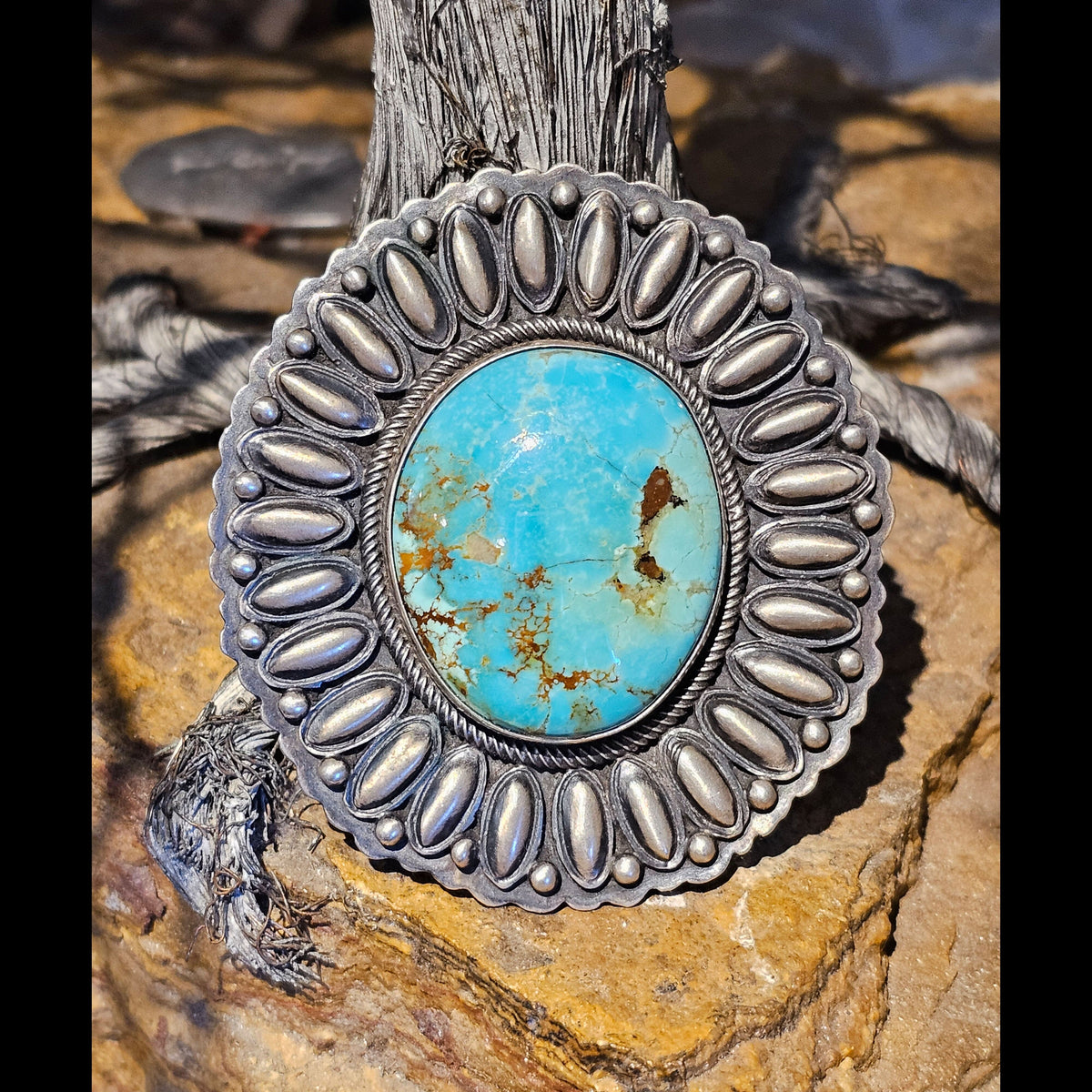 Kingman Turquoise Ring - Size 9 - RSW16
