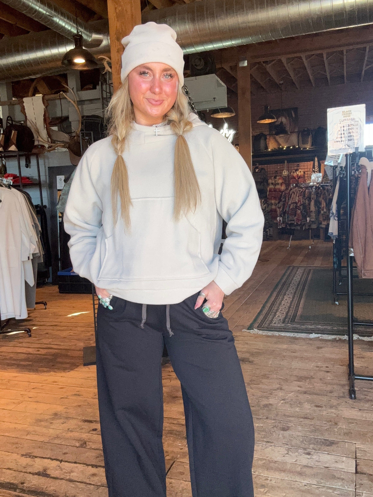 Kit Fleece Hoodie - Henriette Steffensen - 1383K