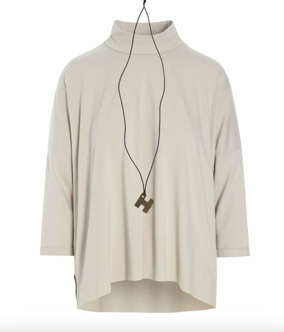Kit Mock Blouse W/Necklace - Henriette Steffensen - 96100K