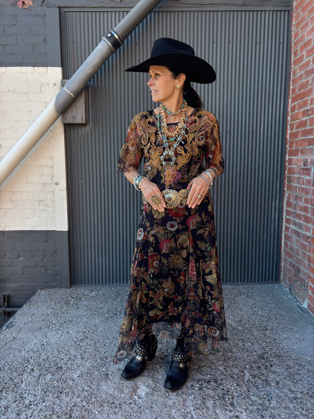 Kristy Mesh Dress - Johnny Was - C32525