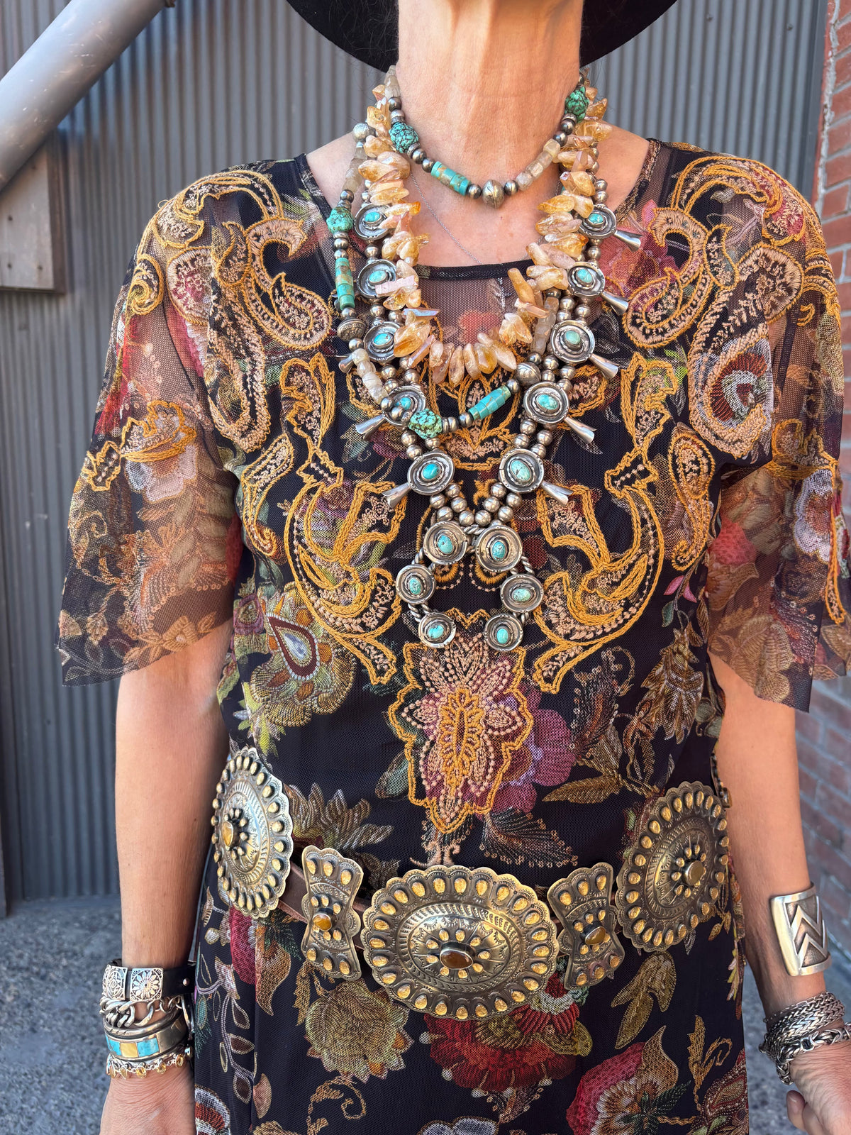 Kristy Mesh Dress - Johnny Was - C32525