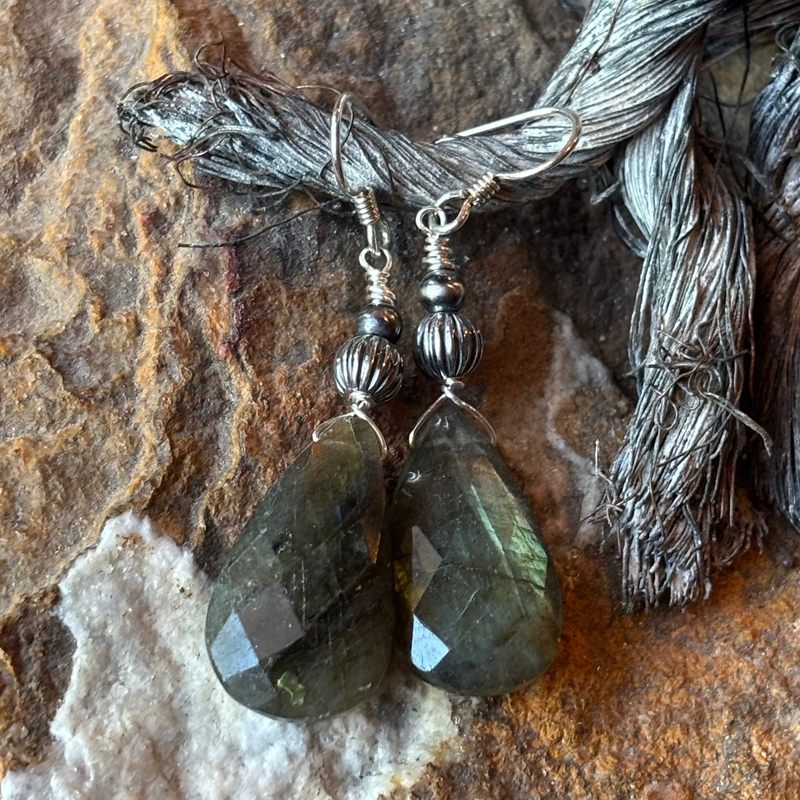 Labradorite/Sterling NP Earring - ESZ202